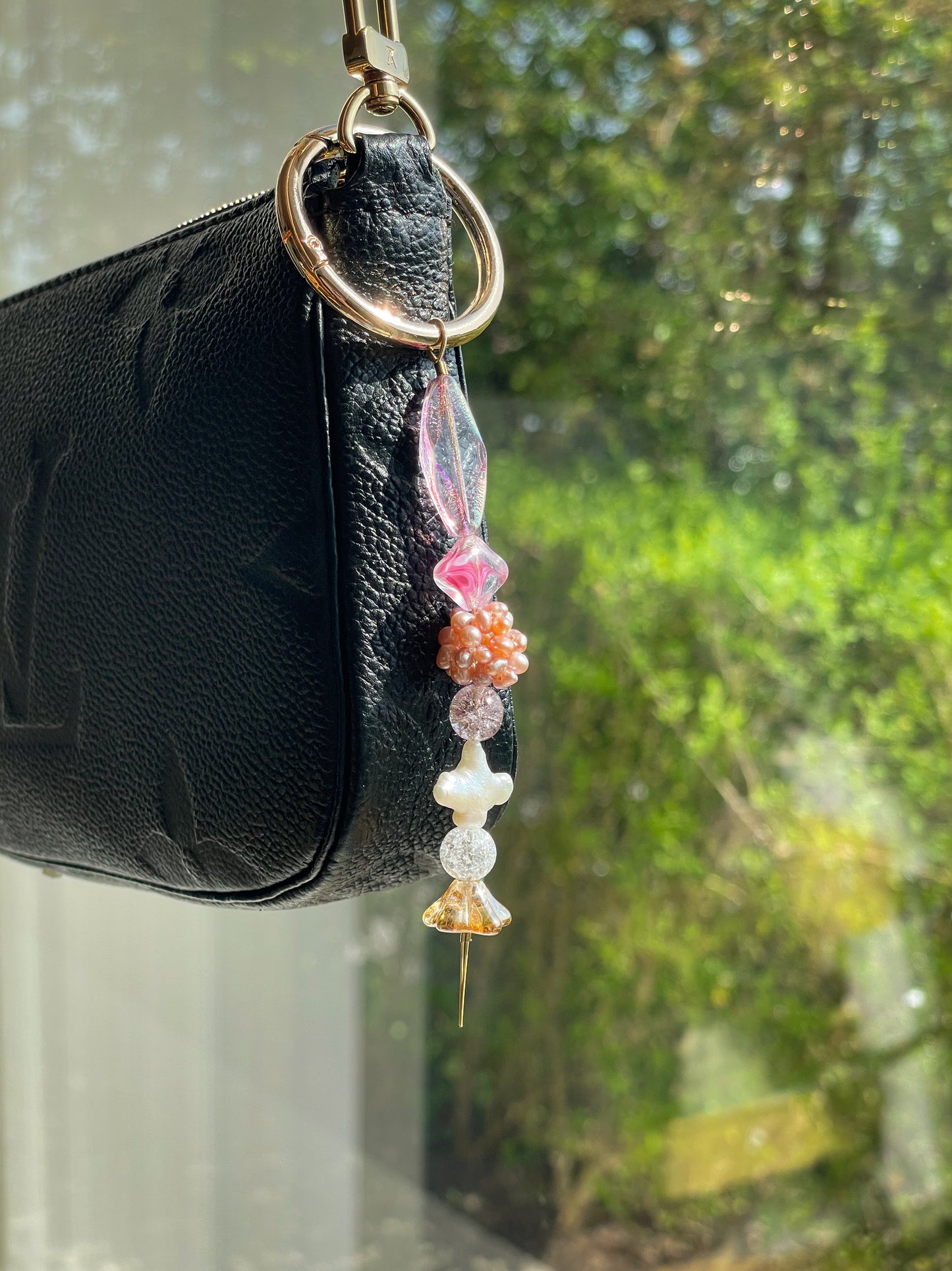Bag/key Charm - Cherry Sunshine