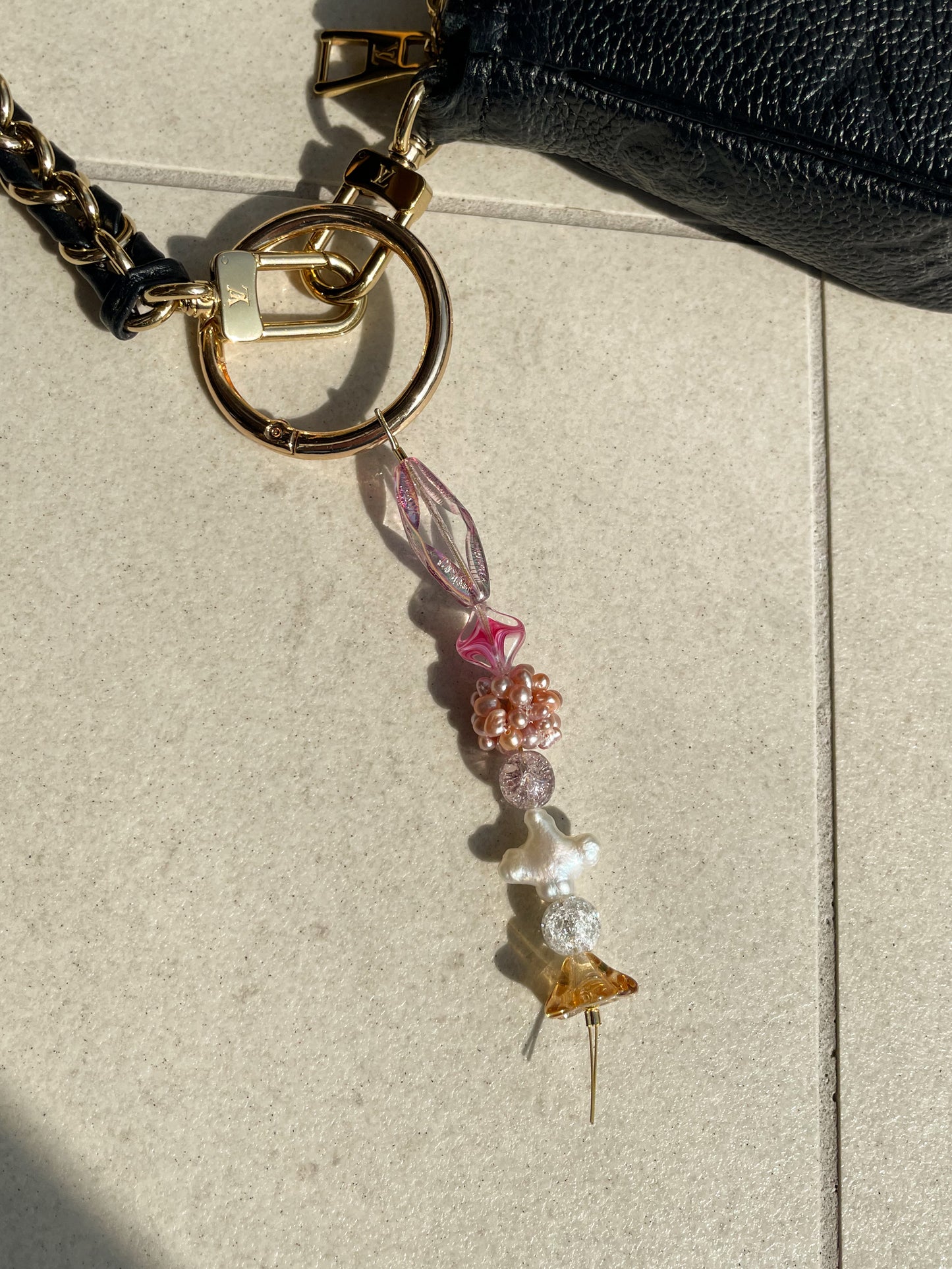 Bag/key Charm - Cherry Sunshine