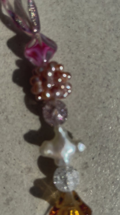 Bag/key Charm - Cherry Sunshine